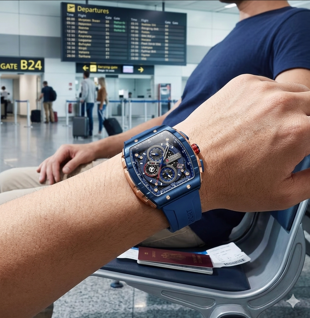 Luxury Men’s Watch – Bold Chronograph Sport Design  CURREN 8442